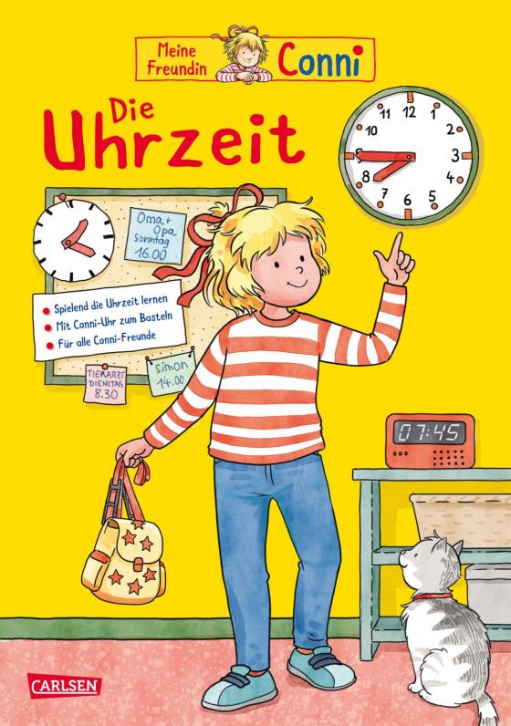 Cover-Bild Conni Gelbe Reihe (Beschäftigungsbuch): Die Uhrzeit | Der Klassiker komplett überarbeitet