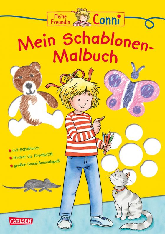 Cover-Bild Conni Gelbe Reihe (Beschäftigungsbuch): Mein Schablonen-Malbuch