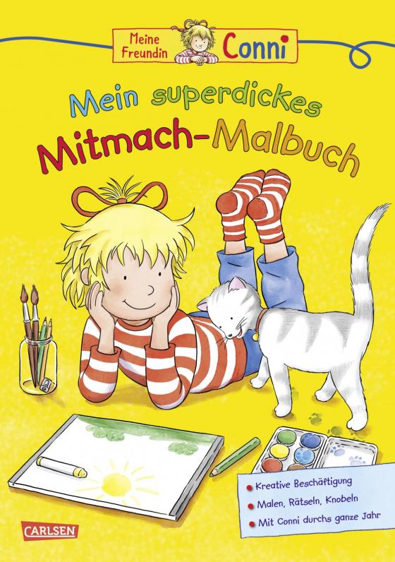 Cover-Bild Conni Gelbe Reihe (Beschäftigungsbuch): Mein superdickes Mitmach-Malbuch