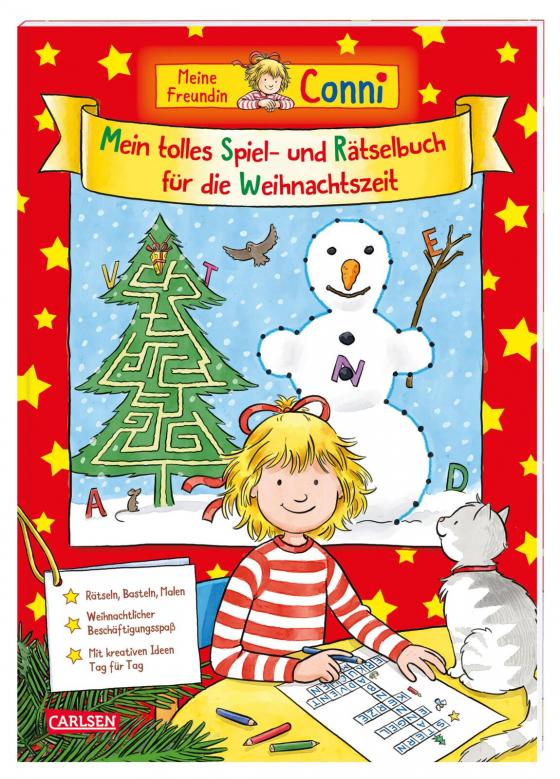 Cover-Bild Conni Gelbe Reihe (Beschäftigungsbuch): Mein tolles Spiel- und Rätselbuch für die Weihnachtszeit