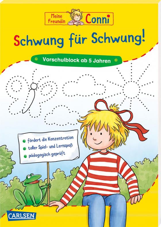 Cover-Bild Conni Gelbe Reihe (Beschäftigungsbuch): Schwung für Schwung. Vorübungen zum Schreiben