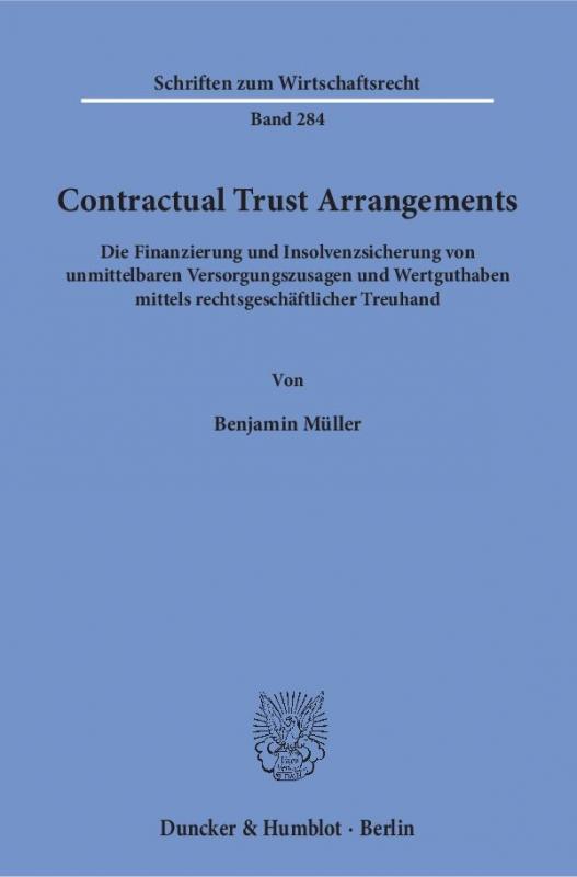 Cover-Bild Contractual Trust Arrangements
