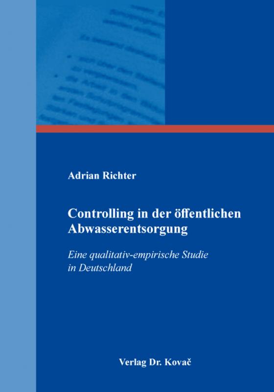 Cover-Bild Controlling in der öffentlichen Abwasserentsorgung