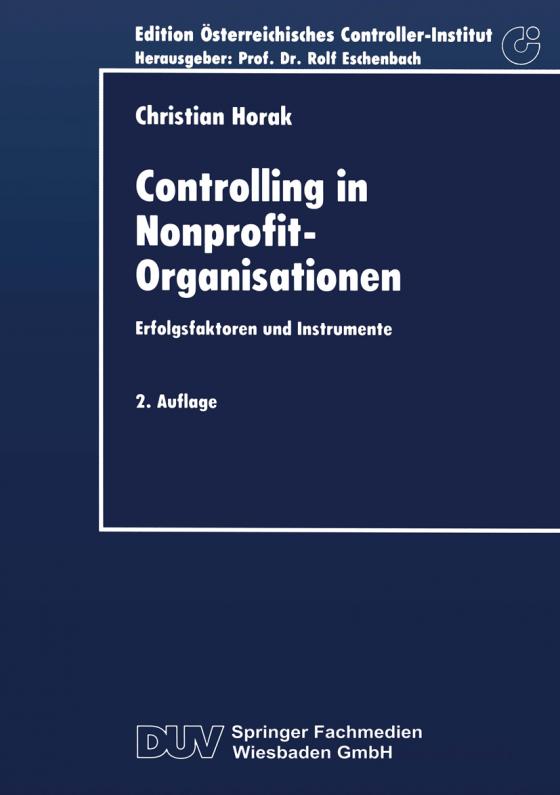 Cover-Bild Controlling in Nonprofit-Organisationen