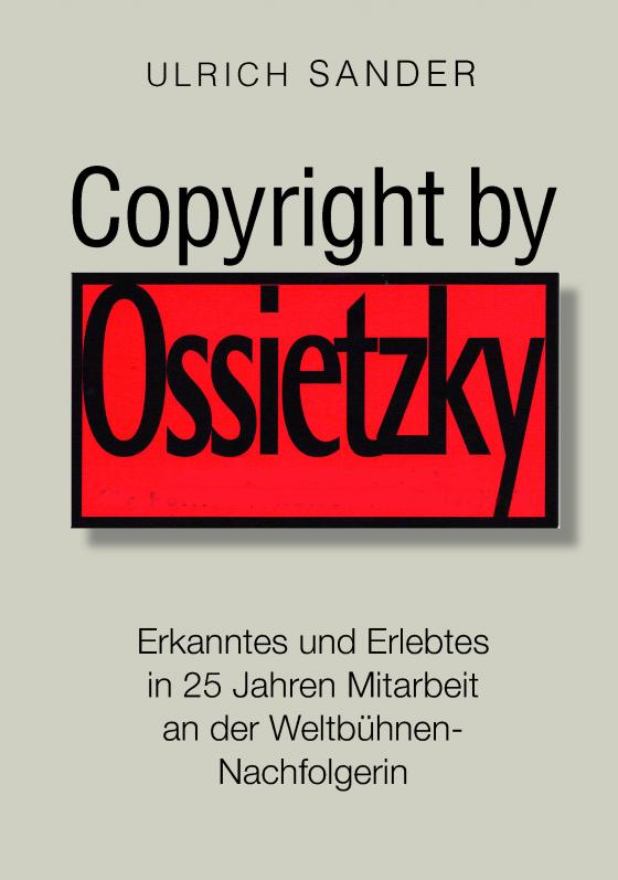 Cover-Bild Copyright by Ossietzky