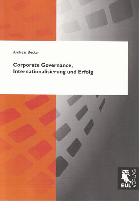 Cover-Bild Corporate Governance, Internationalisierung und Erfolg