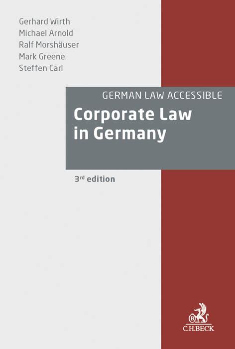 Cover-Bild Corporate Law in Germany