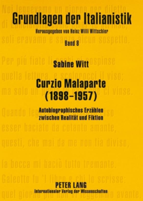 Cover-Bild Curzio Malaparte (1898-1957)
