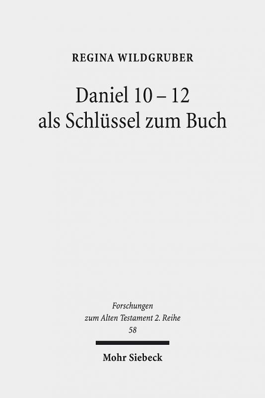 Cover-Bild Daniel 10-12 als Schlüssel zum Buch