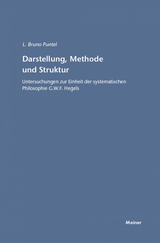 Cover-Bild Darstellung, Methode und Struktur