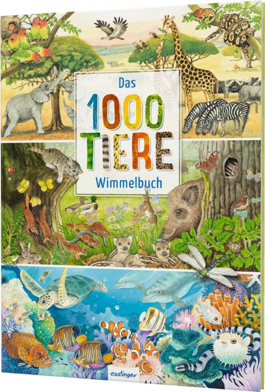 Cover-Bild Das 1000 Tiere-Wimmelbuch