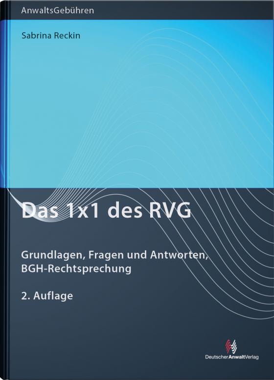 Cover-Bild Das 1x1 des RVG