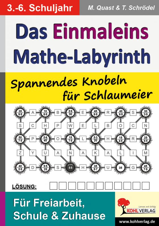 Cover-Bild Das 1x1-Mathe-Labyrinth