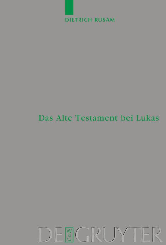 Cover-Bild Das Alte Testament bei Lukas