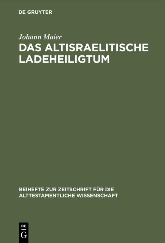 Cover-Bild Das altisraelitische Ladeheiligtum