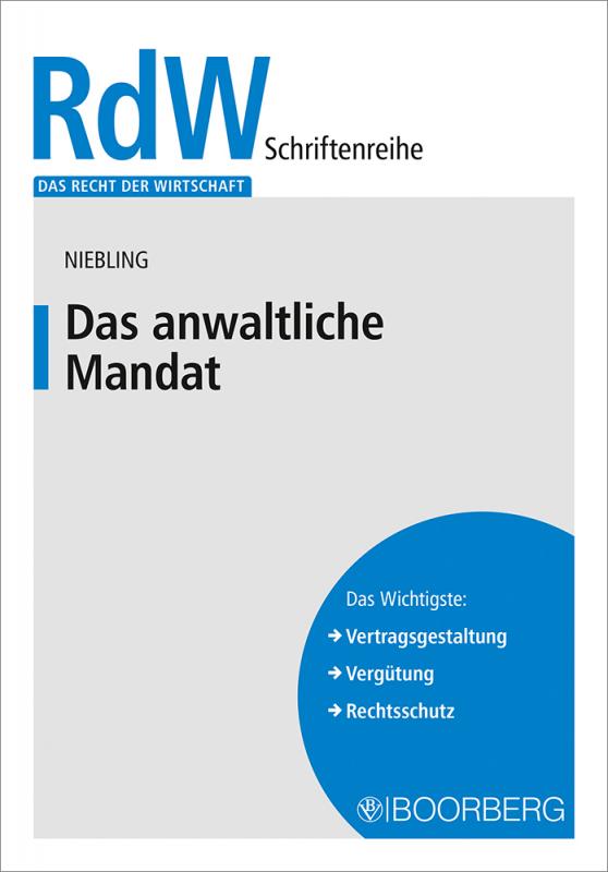 Cover-Bild Das anwaltliche Mandat