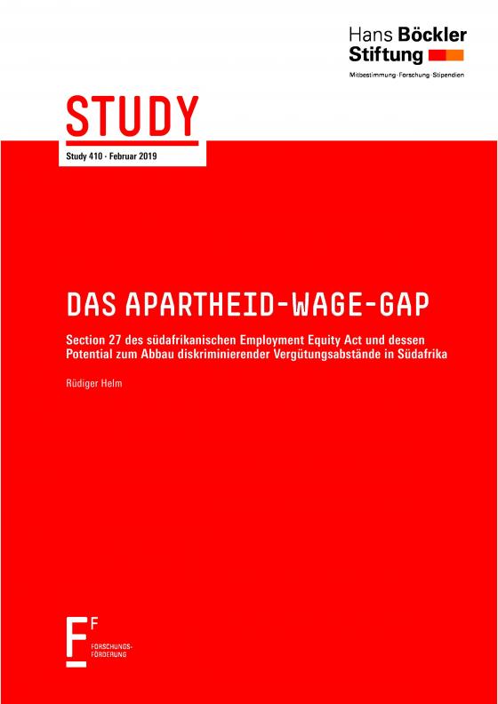 Cover-Bild Das Apartheid-Wage-Gap