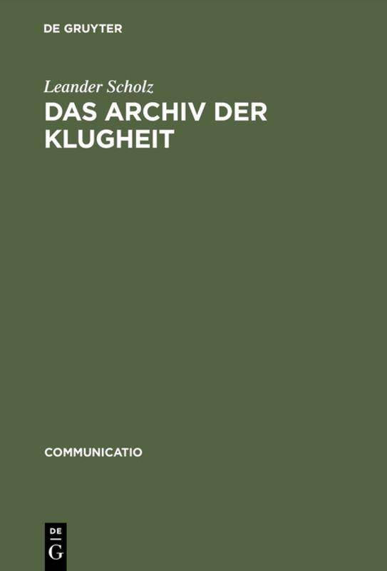 Cover-Bild Das Archiv der Klugheit