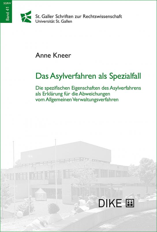 Cover-Bild Das Asylverfahren als Spezialfall