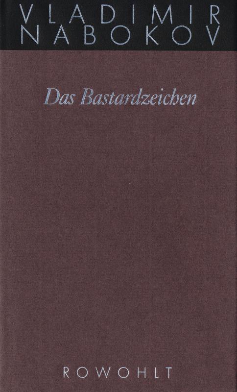 Cover-Bild Das Bastardzeichen