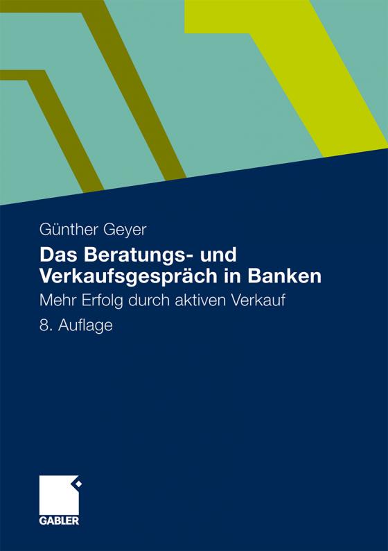 Cover-Bild Das Beratungs- und Verkaufsgespräch in Banken