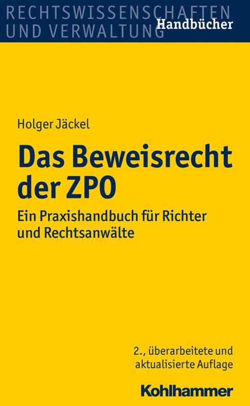 Cover-Bild Das Beweisrecht der ZPO