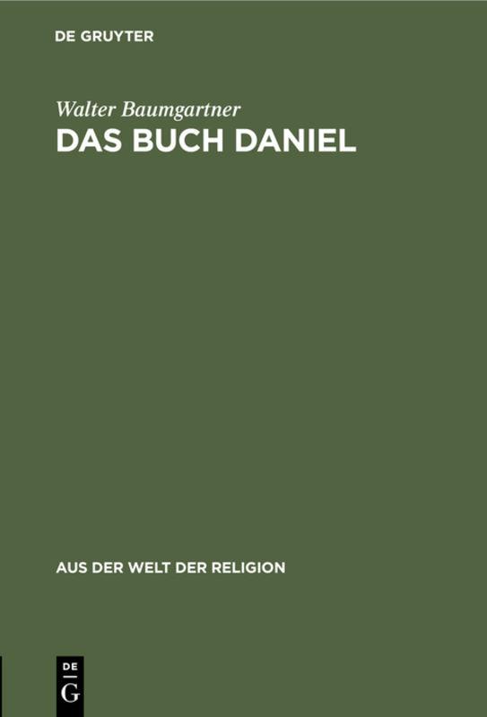 Cover-Bild Das Buch Daniel
