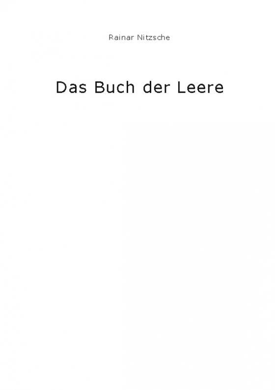 Cover-Bild Das Buch der Leere