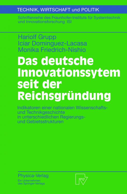 Cover-Bild Das deutsche Innovationssystem seit der Reichsgründung