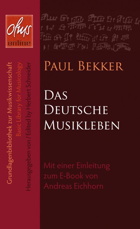 Cover-Bild Das deutsche Musikleben (E-Book)