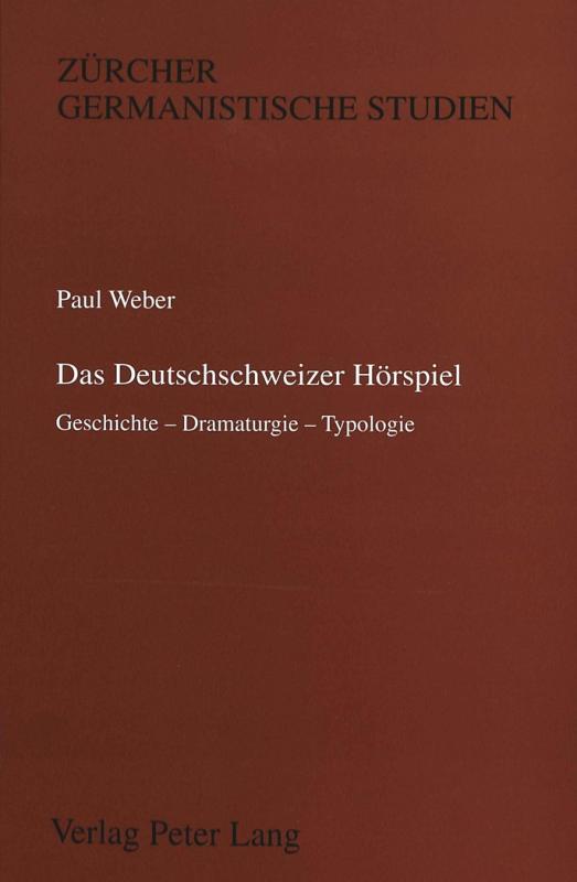 Cover-Bild Das Deutschschweizer Hörspiel