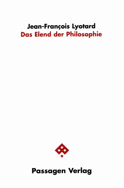 Cover-Bild Das Elend der Philosophie