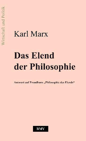 Cover-Bild Das Elend der Philosophie