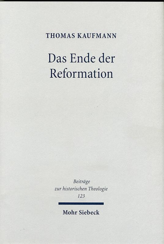 Cover-Bild Das Ende der Reformation