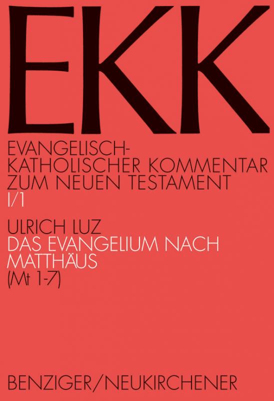 Cover-Bild Das Evangelium nach Matthäus, EKK I/1