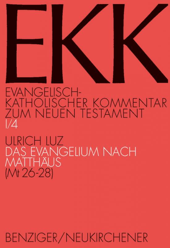 Cover-Bild Das Evangelium nach Matthäus, EKK I/4
