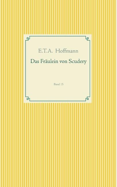 Cover-Bild Das Fräulein von Scudery