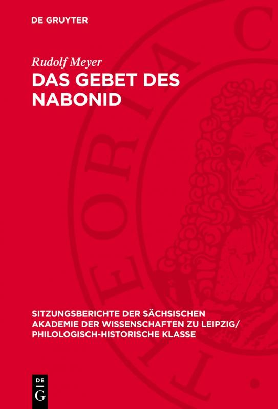 Cover-Bild Das Gebet des Nabonid