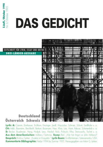 Cover-Bild Das Gedicht. Zeitschrift /Jahrbuch für Lyrik, Essay und Kritik / DAS GEDICHT Bd. 3
