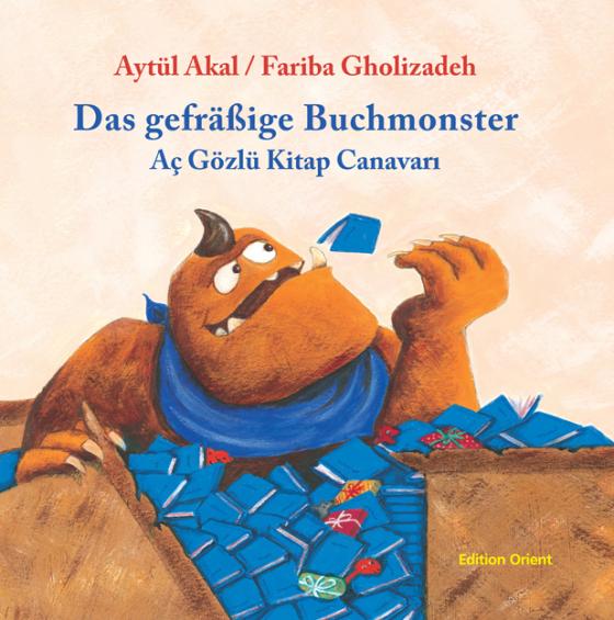 Cover-Bild Das gefräßige Buchmonster (Türkisch-Deutsch)