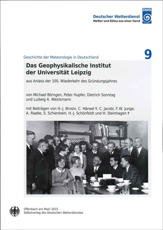 Cover-Bild Das Geophysikalische Institut der Universität Leipzig