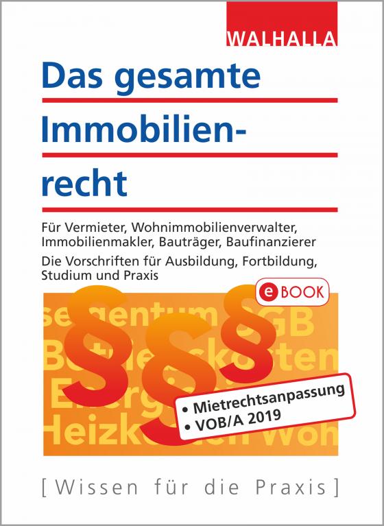 Cover-Bild Das gesamte Immobilienrecht