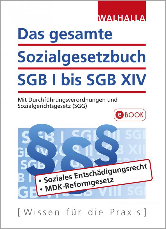 Cover-Bild Das gesamte Sozialgesetzbuch SGB I bis SGB XIV