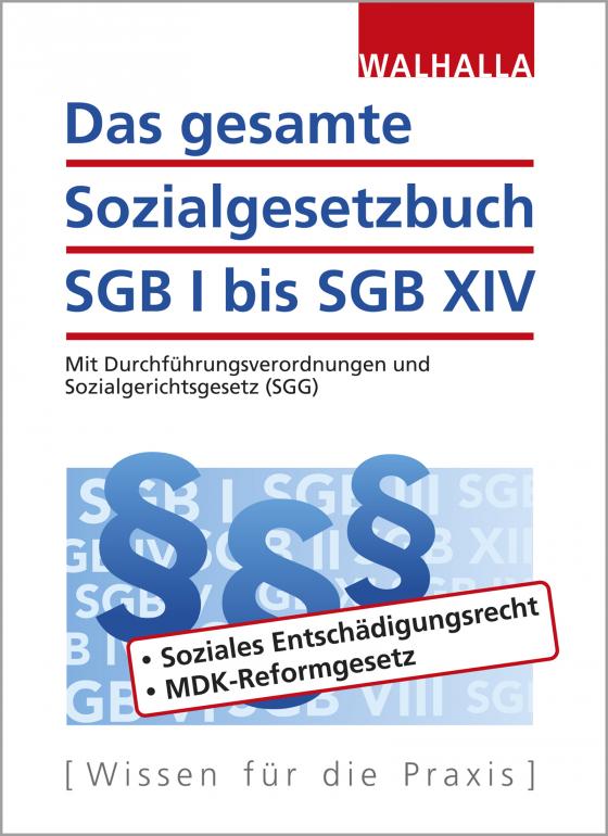 Cover-Bild Das gesamte Sozialgesetzbuch SGB I bis SGB XIV