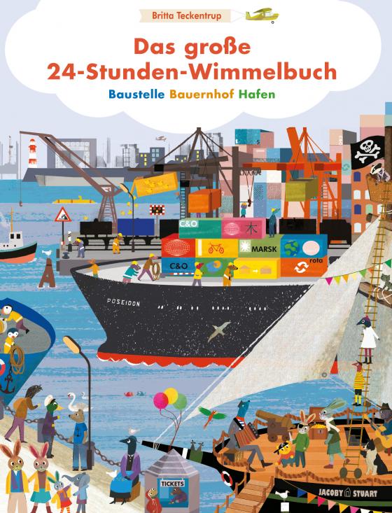 Cover-Bild Das große 24-Stunden-Wimmelbuch