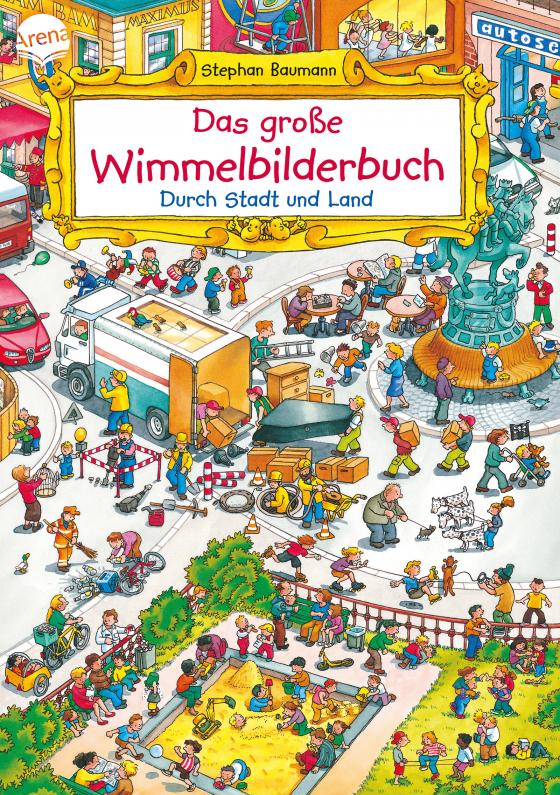 Cover-Bild Das große Wimmelbilderbuch. Durch Stadt und Land