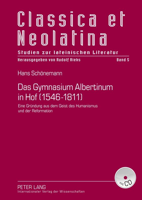 Cover-Bild Das Gymnasium Albertinum in Hof (1546-1811)