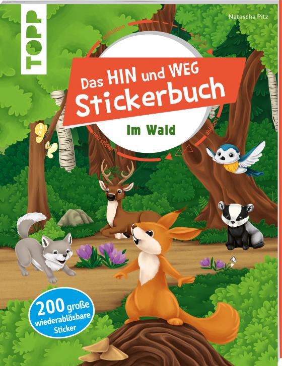 Cover-Bild Das Hin-und-weg-Stickerbuch Im Wald