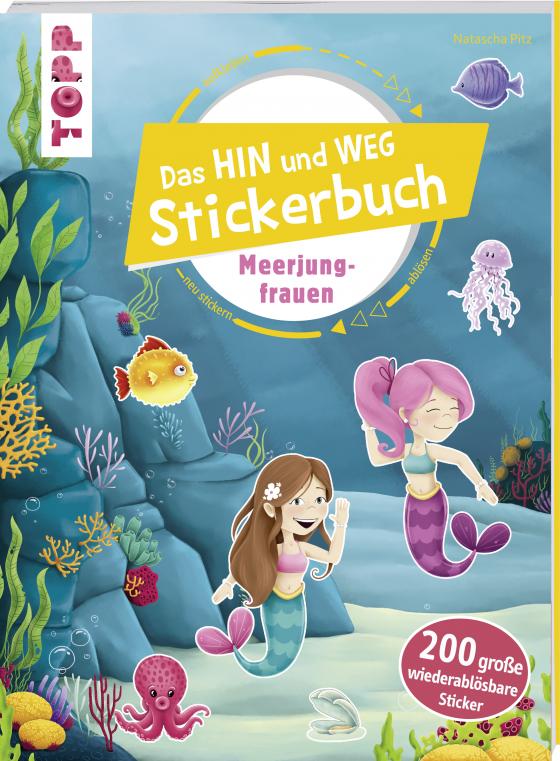 Cover-Bild Das Hin-und-weg-Stickerbuch Meerjungfrauen