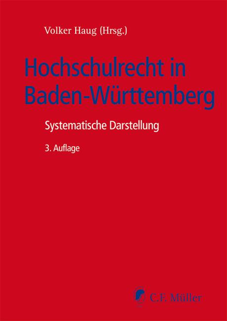 Cover-Bild Das Hochschulrecht in Baden-Württemberg